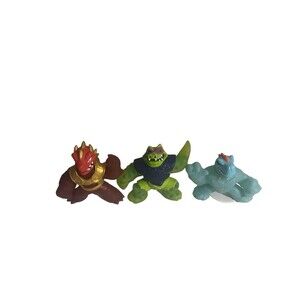 Heroes of Goo Jit Zu Lot Of 3 Dino Power, Blazagon the Dragon, RockJaw